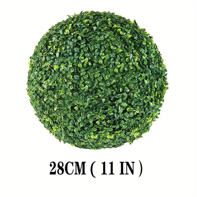 Artificial Grass Ball Boxwood Outdoor Decor Fall Wedding Garden