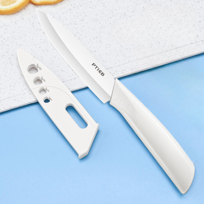 White ceramic fruit knife kitchen knife, household kitchen knife