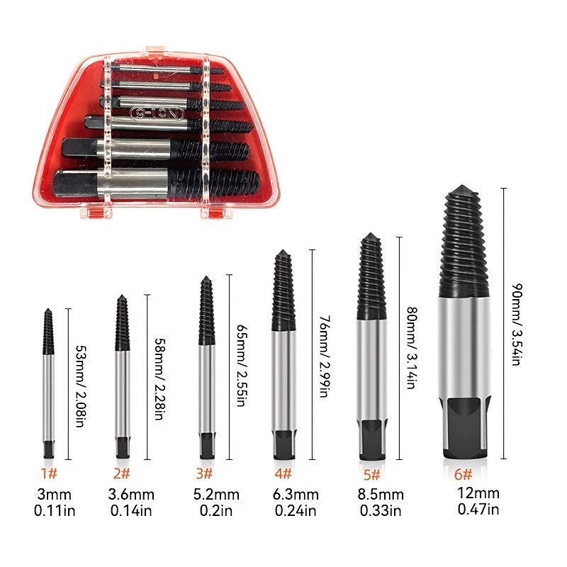 Jeu D'extracteurs De Vis Endommagées, Jeu D'extracteurs De Vis Durables,  Kit De Dénudage Pour Boulons Cassés, Facilement Retirer Les Boulons  Endommagés - Temu France