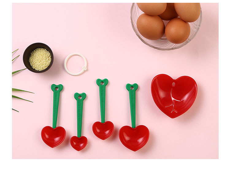 Heart Measuring Spoons  Tablespoons for Baking with Love