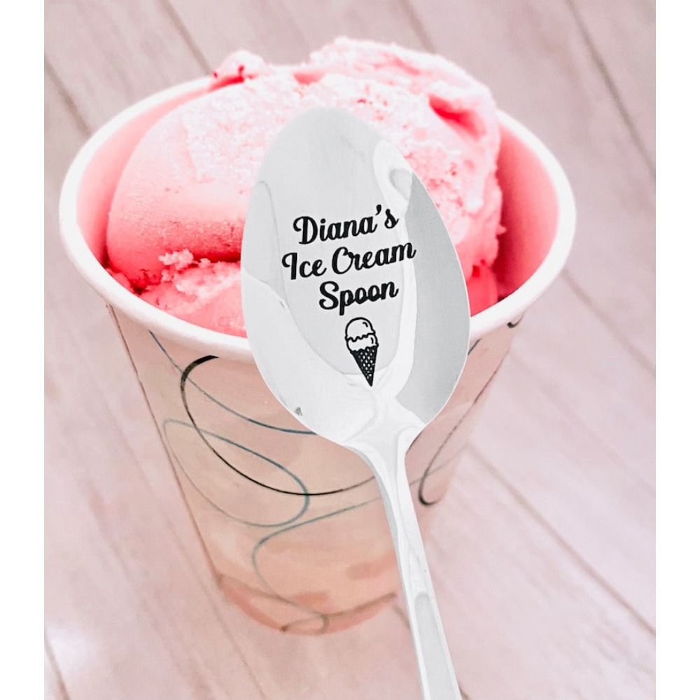 Logo Personalized Ice Cream Scoop, Engraved Ice Cream Scoop