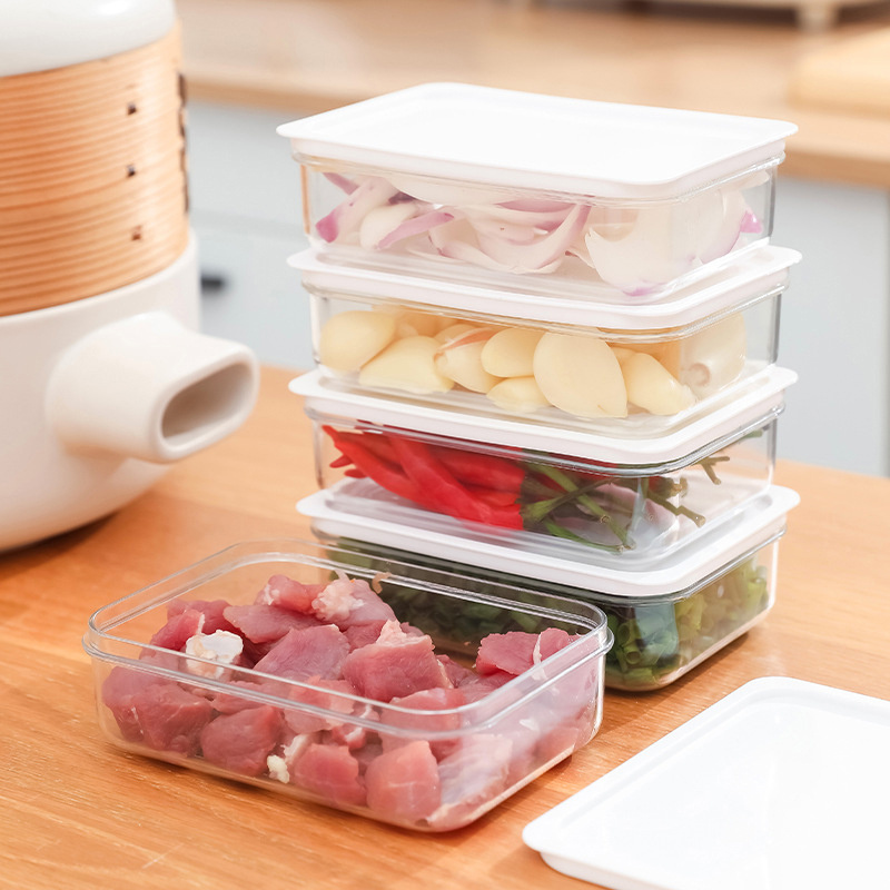 Refrigerator Sealed Fresh-keeping Storage Box Refrigerator Food Storage  Containers Fruit Meat Freezing Organizer Cans Kitchen Plastic Food Storage  Case Container Lunch Box - Temu