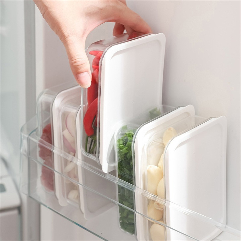 Refrigerator Sealed Fresh-keeping Storage Box Refrigerator Food Storage  Containers Fruit Meat Freezing Organizer Cans Kitchen Plastic Food Storage  Case Container Lunch Box - Temu