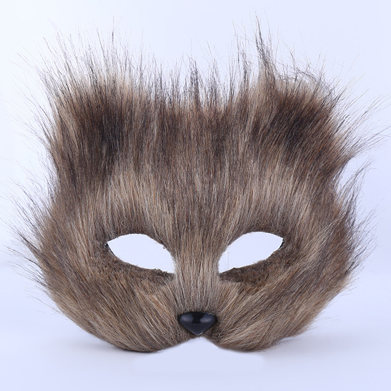 Demi-masque fantôme à fourrure tactique horreur fête masque bouche  Halloween carnaval accessoires 2021 (couleur : violet, taille : taille  unique) : : Mode