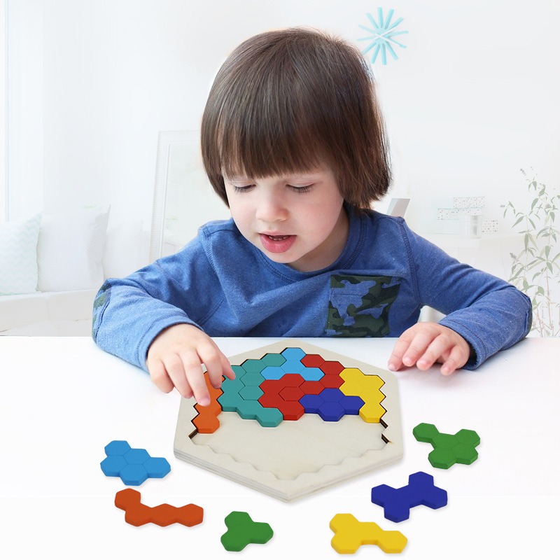 Jouet éducatif en bois, assortiment de couleurs en bois pour enfants d'âge  préscolaire, motif de cartes, puzzles pour tout-petits, cadeau  d'anniversaire pour garçons et filles. 