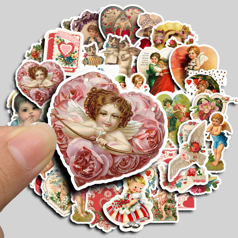 166 Pcs Valentine Stickers, Heart Stickers, Vinyl Waterproof Valentine  Stickers for Kids Valentines Crafts Party Favors for Kids, Valentines Day  Water