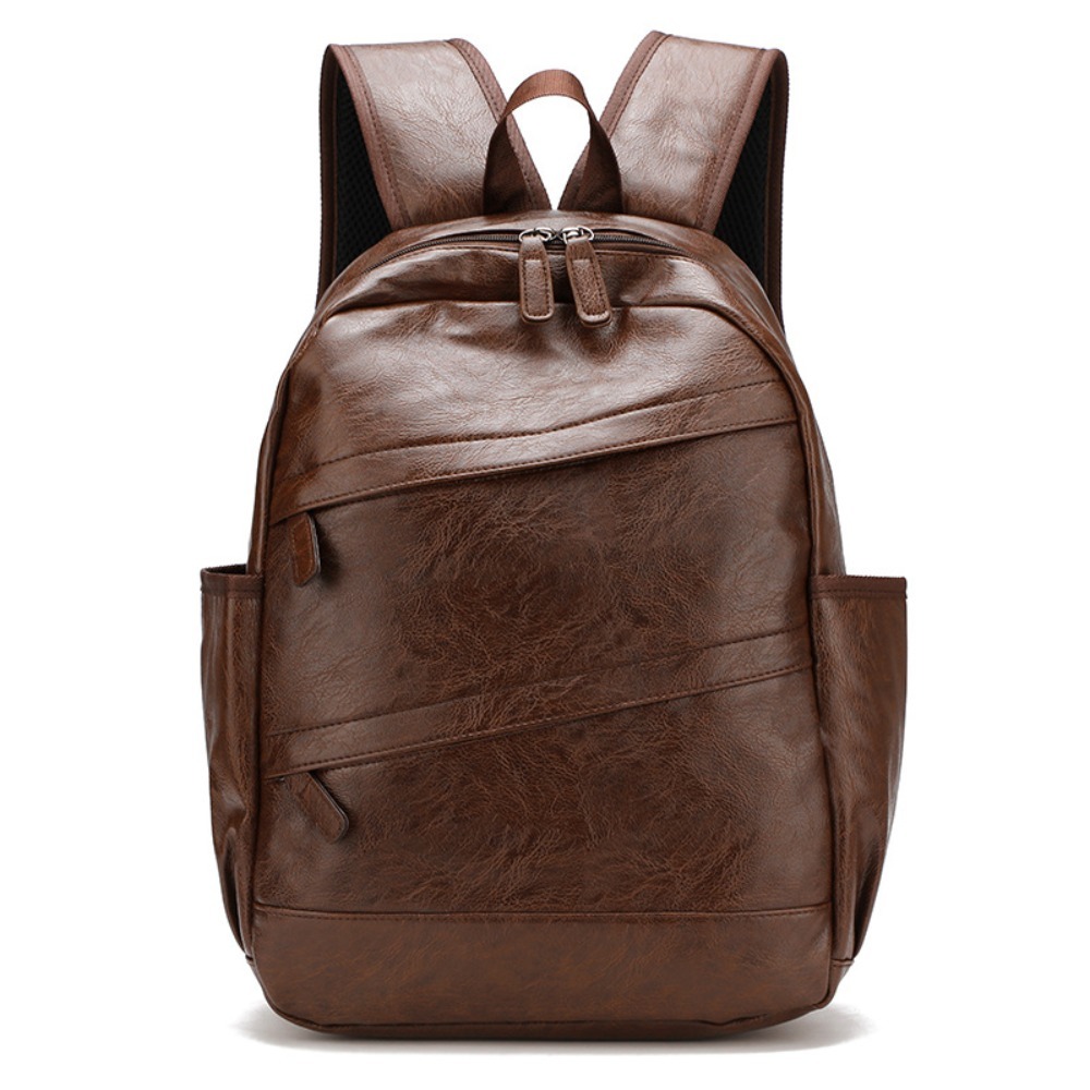 Pu Leather Backpack 2023 New Fashion Large Capacity Designer Backpacks  Female Travel Male Bags Mochilas School Men's Bag