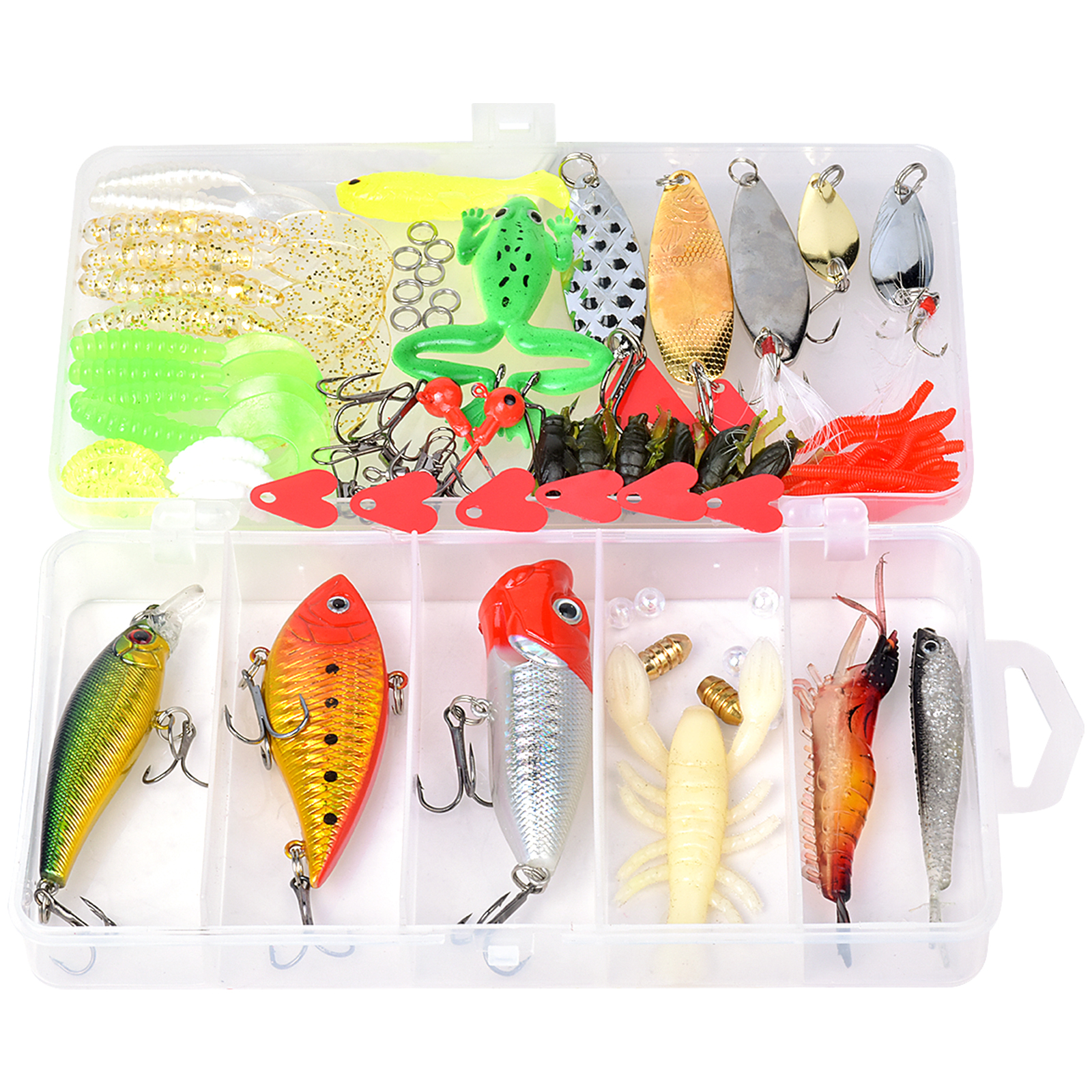 Fishing Lures Baits Tackle Including Spinners Swivels Single - Temu