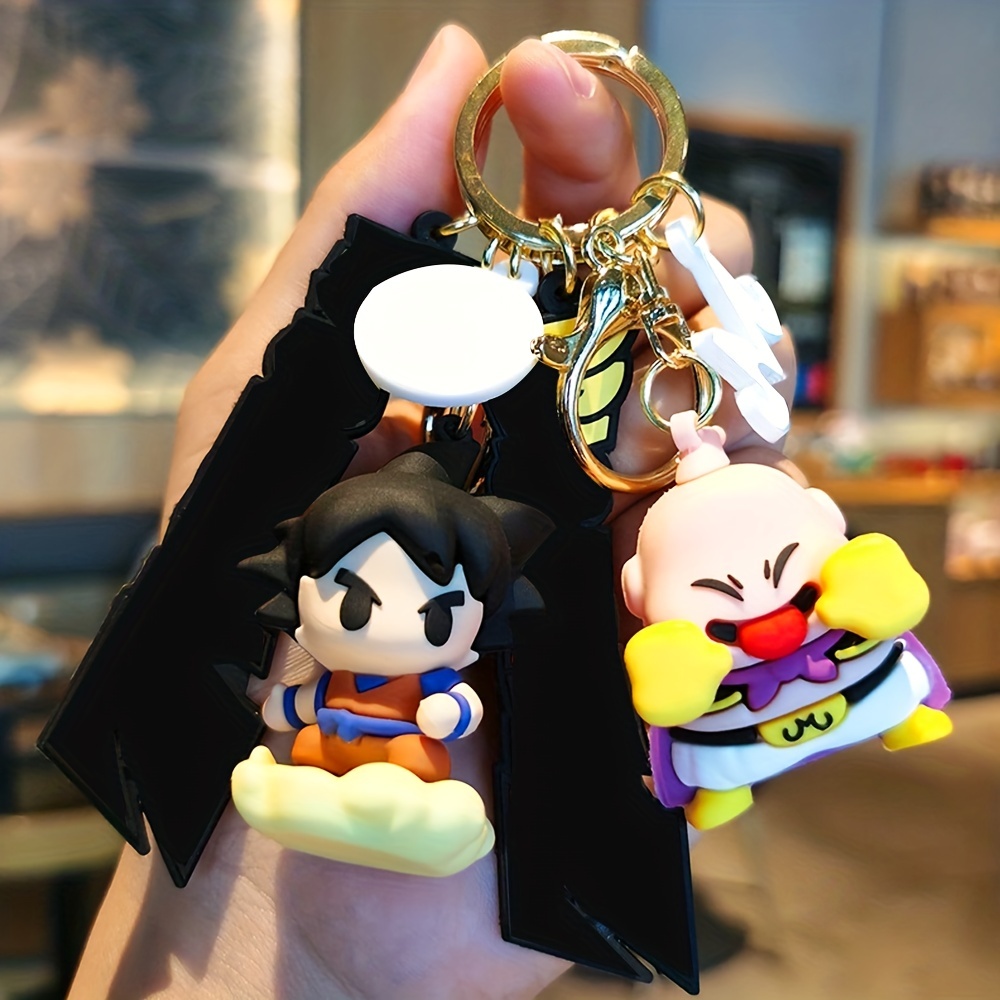 Car Key Chain Silicone Doll Anime Pendant Cartoon Key Ring - Temu