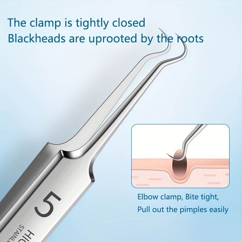 Blackhead Remover Pimple Popper Tool Kit Acne Blemish Pimple