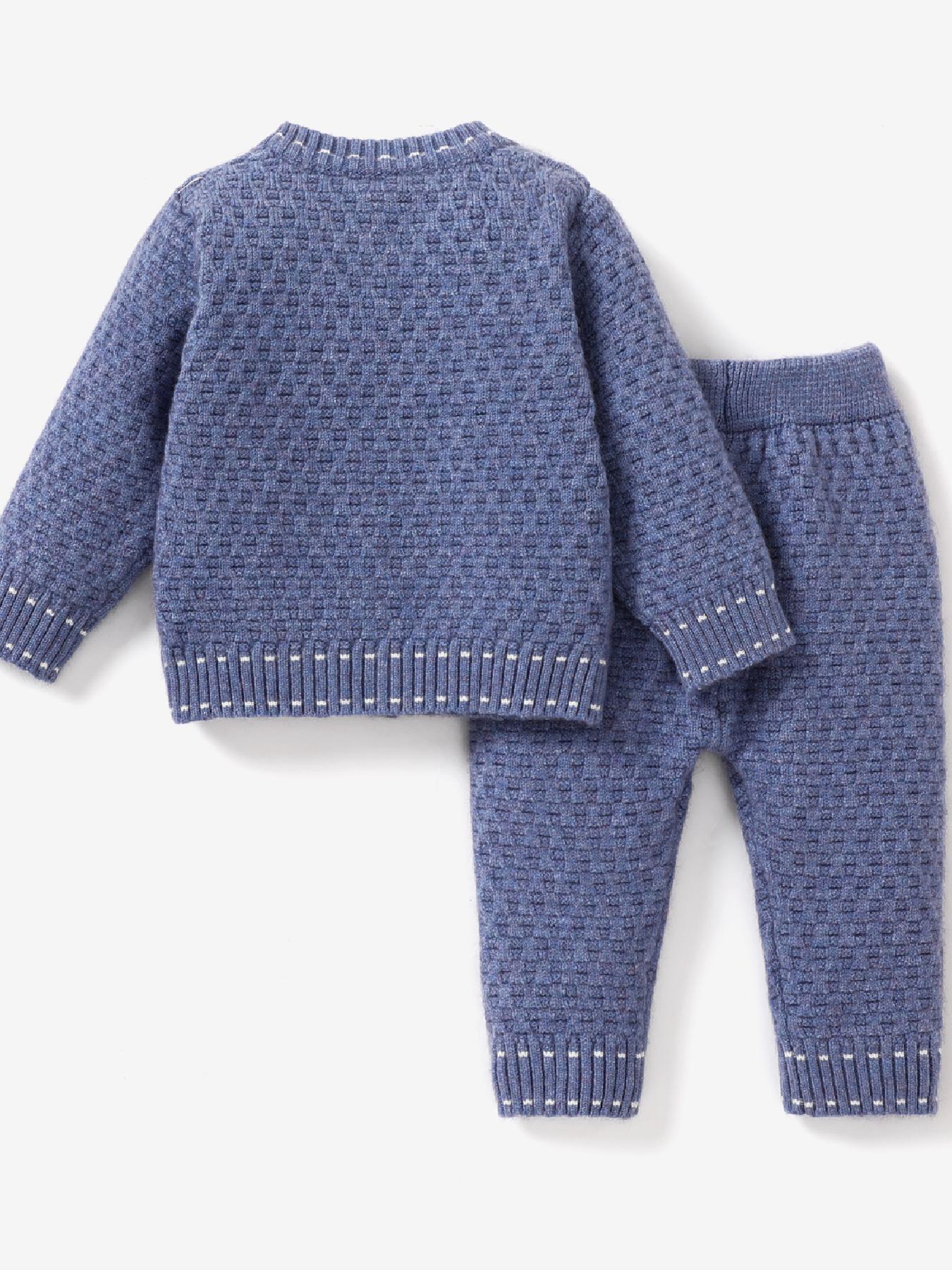 Buy Woolen Full Sleeves Sweater and Pyjama Set for Baby Boys and Baby Girls