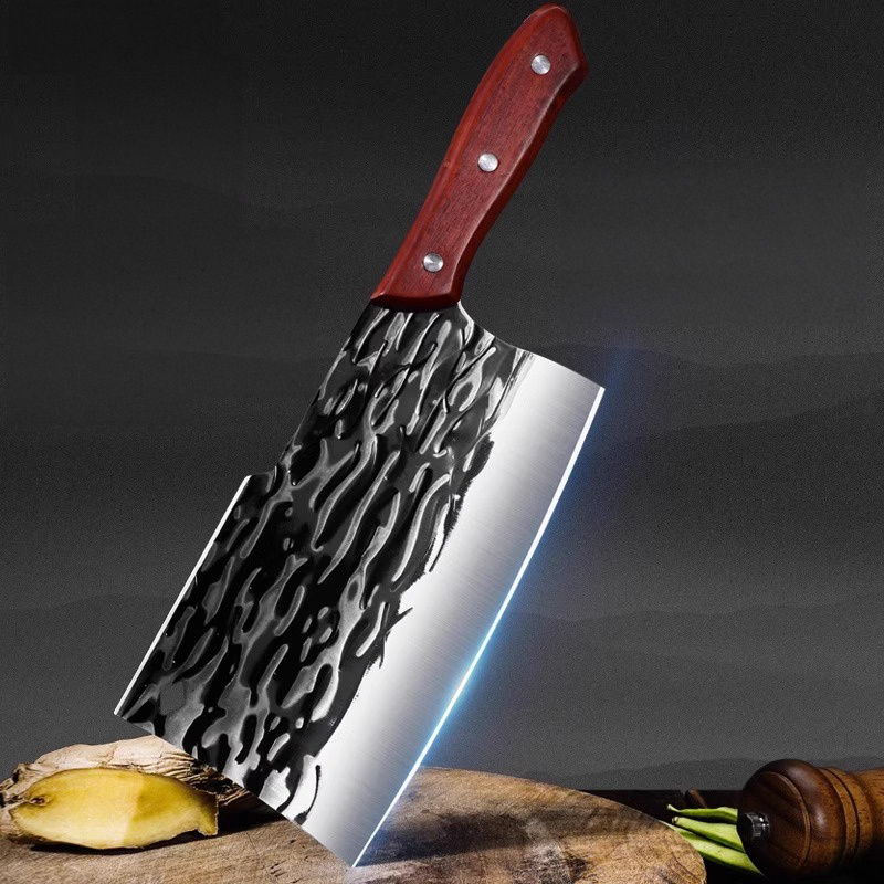 Stainless Steel Heavy Duty Bone Chopping Knife, Multifunctional Sharp Fruit  Knife For Outdoor Camping And Picnic - Temu