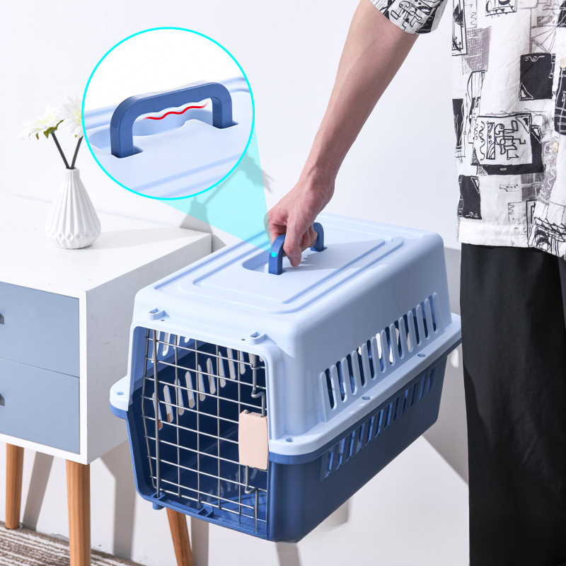 Portable Dog Travel Kennel Dog Car Transport Box Hard Sided Temu
