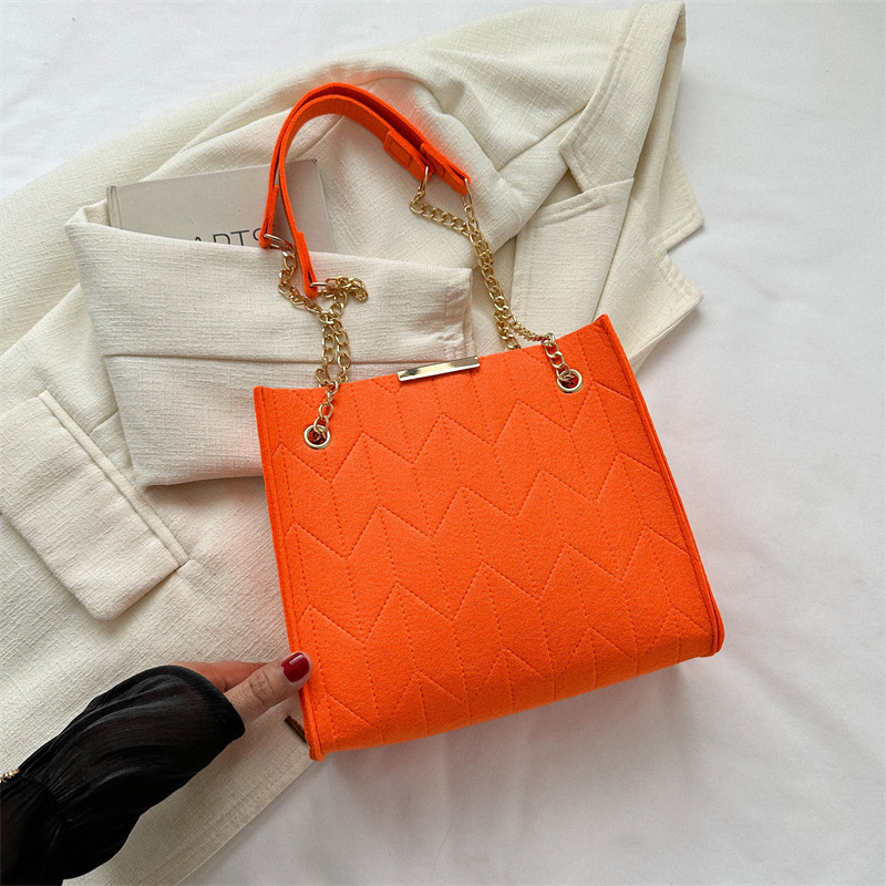 Fashion Felt Crossbody Bag, Trendy Shoulder Bag, Women's Casual Handbag &  Purse For Commute - Temu