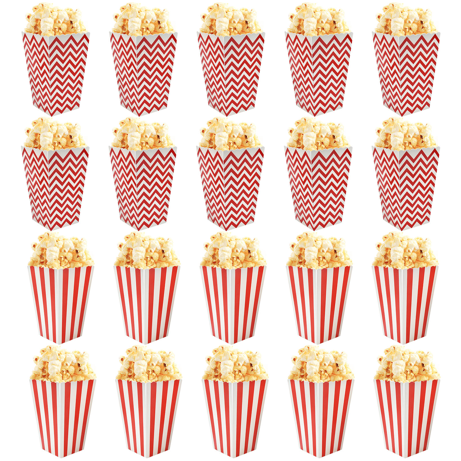 MyLifeUNIT Cajas de palomitas de maíz, recipientes de papel de 32 onzas  para fiestas y noches de cine (paquete de 20)