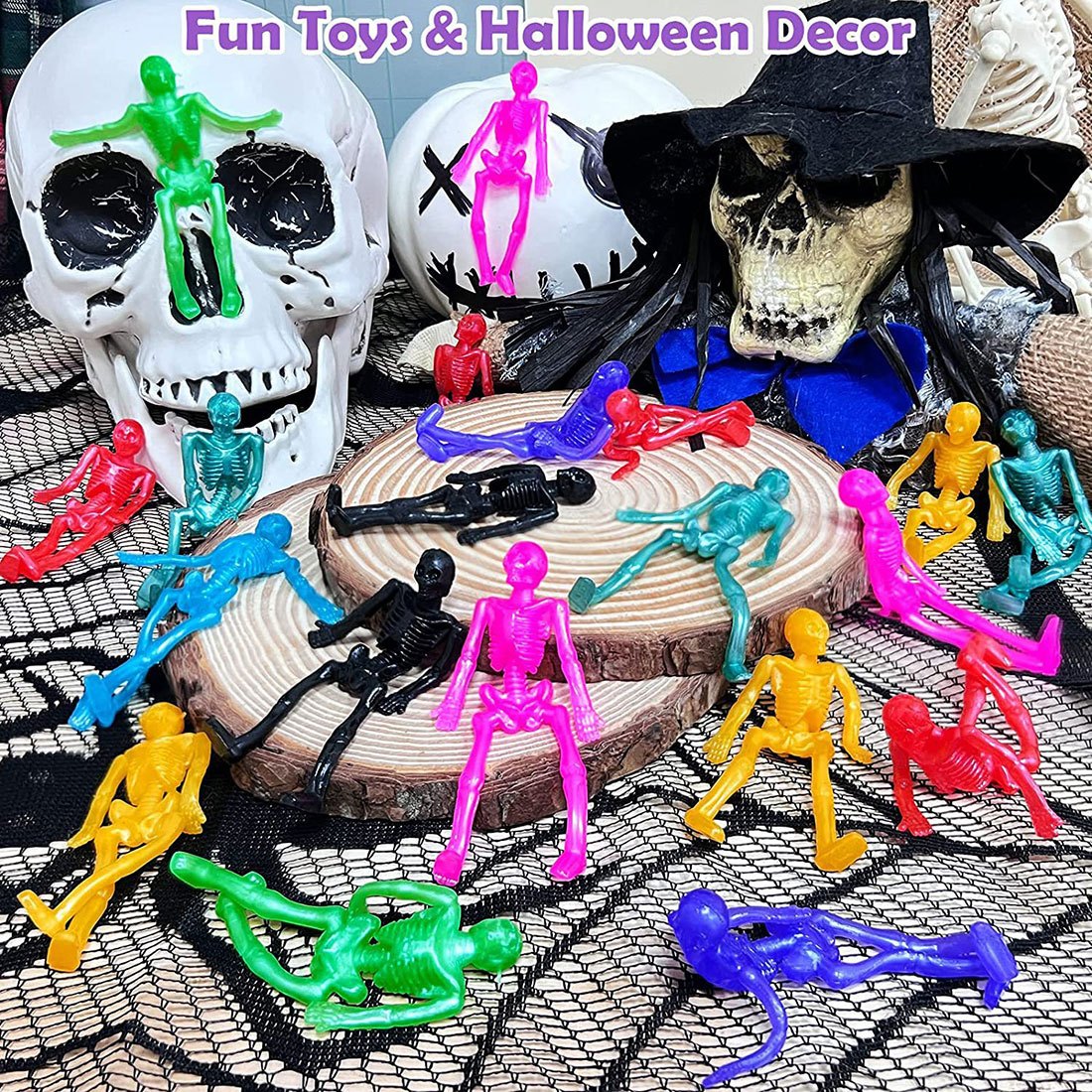 Creative TPR Soft Rubber Hand Bone Breathable Sticky Toys Elastic  Retractable Palm Halloween Children Tricky Toys Random Color