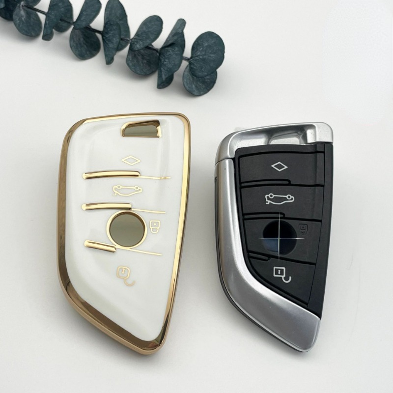 Car Remote Key Case Cover Shell Fob For BMW X1 X3 X5 X6 X7 1 3 5 6 7 Series  G20 G30 G11 F15 F16 G01 G02 F48 Keyless Accessories