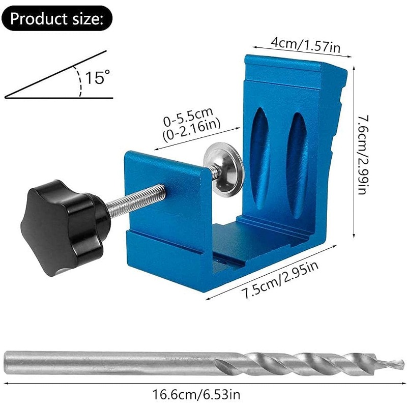 Angle pocket hole deals jig