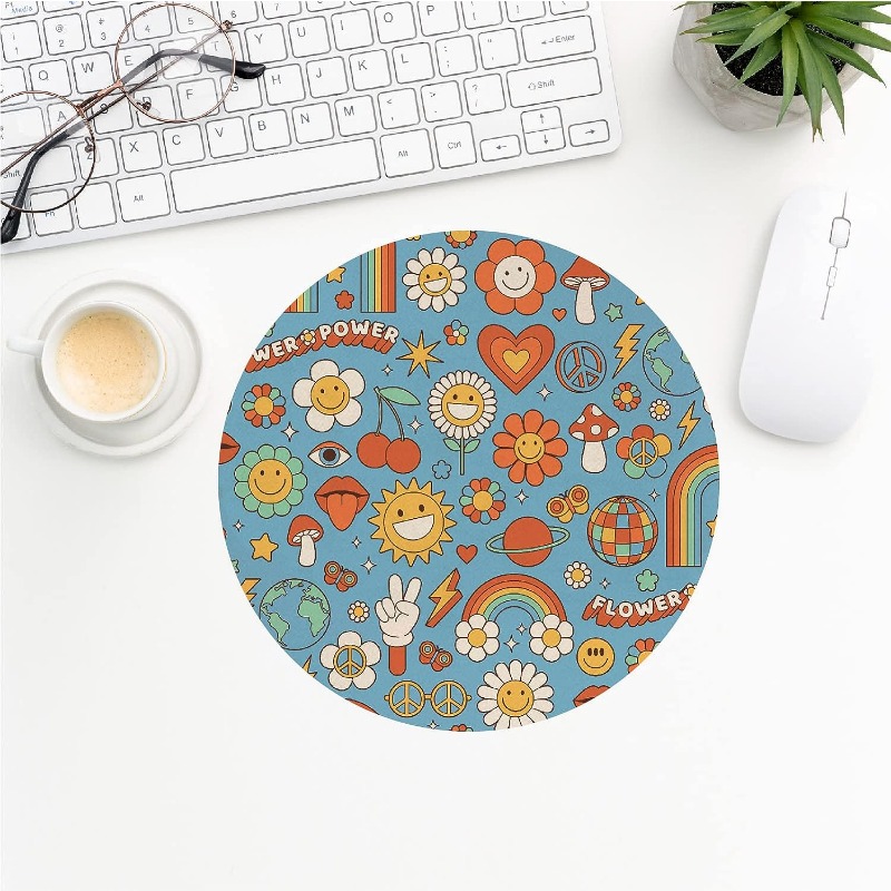 Boho Desk Mat, Polka Dot Large Mouse Pad Desk Pad Boho Desk Accessories for  Women Office Decor, XXL Mousepad Long Laptop Keyboard Mouse Mat