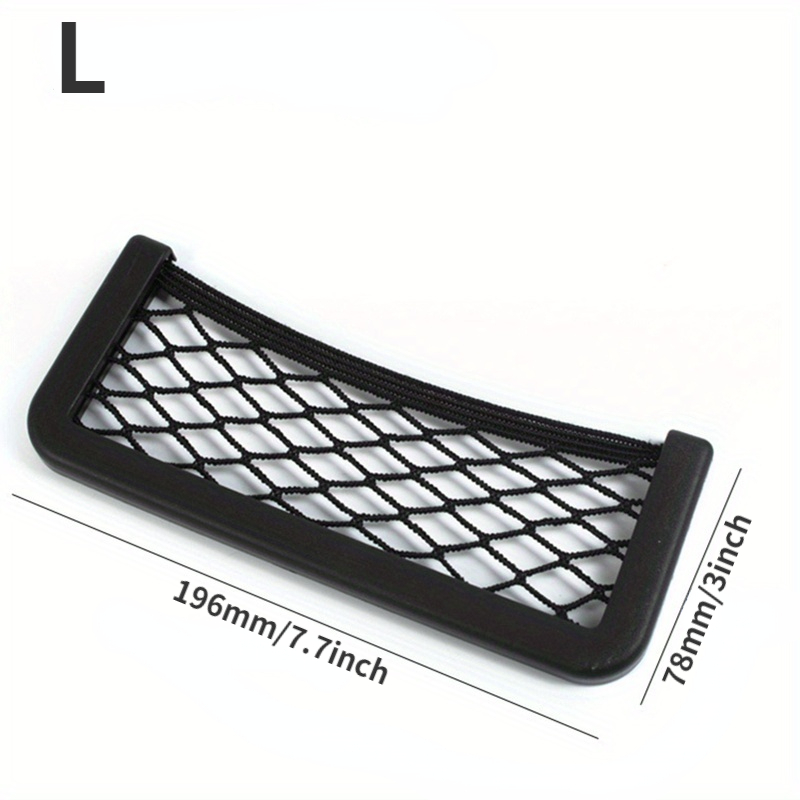 Car Storage Net Pocket Organizer Bag Phone Holder Accessories
