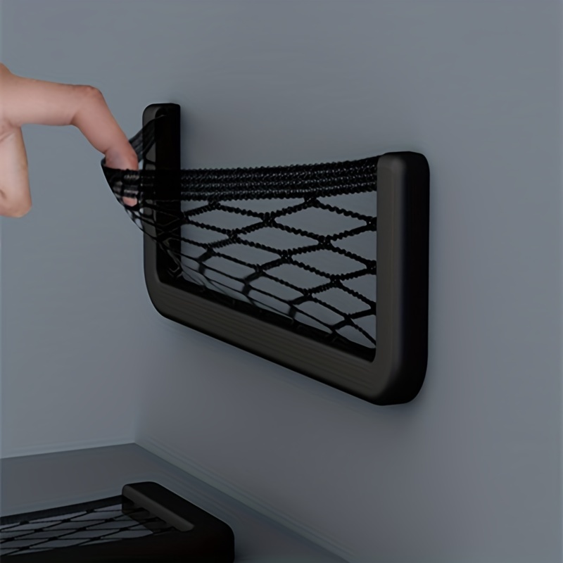 Car Storage Net Pocket Organizer Bag Phone Holder Accessories
