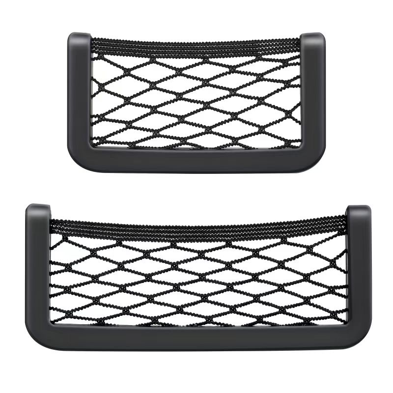 Car Storage Net Pocket Organizer Bag Phone Holder Accessories