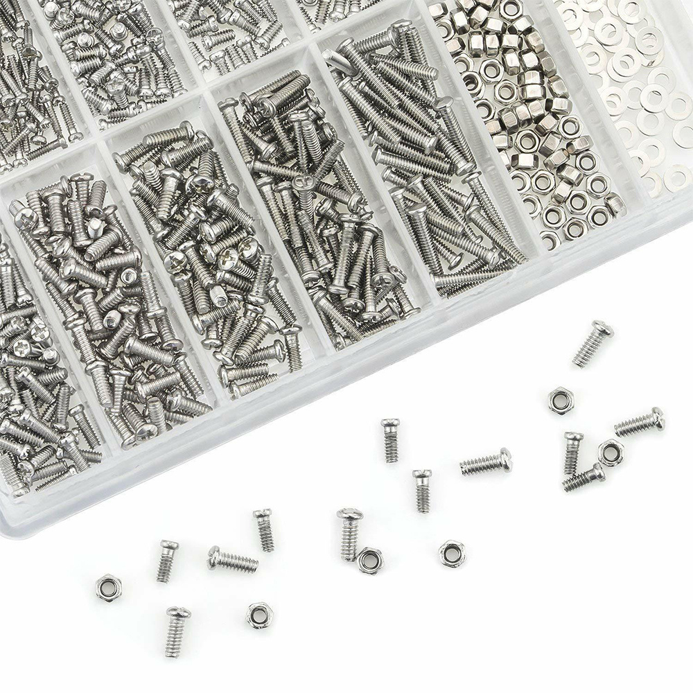 1000 Tiny Screws Nut Screwdriver Watch Eyeglass Glasses Repair