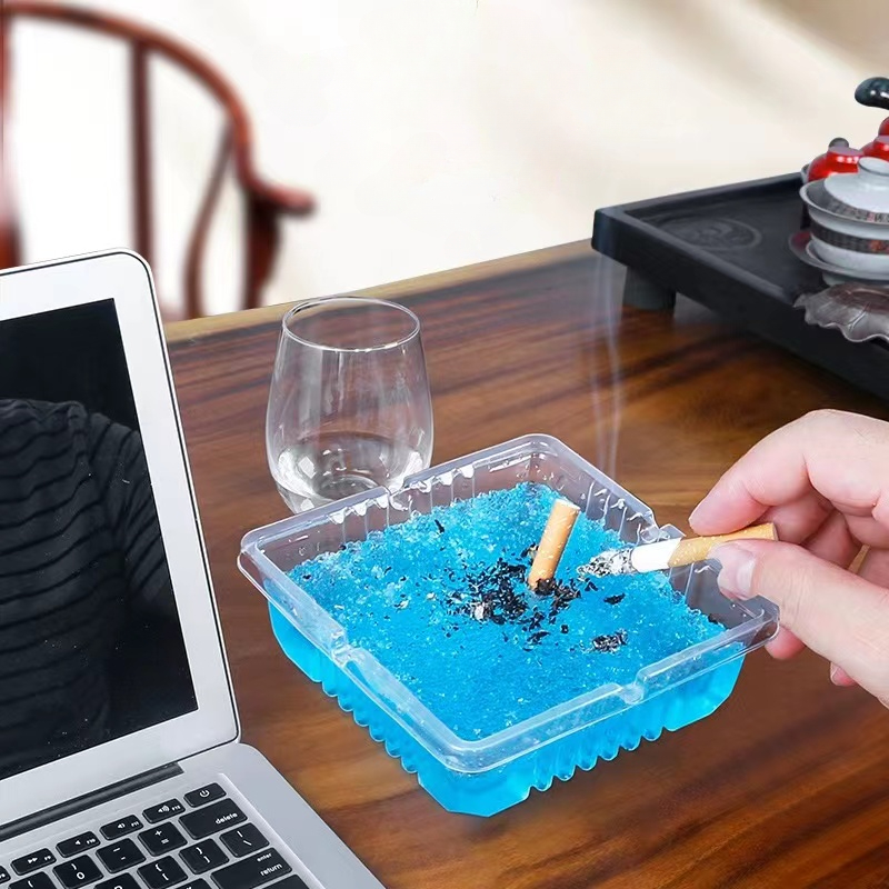 10 100pcs disposable ashtray sand smoke and odor eliminator smoke purifier ashtray set cigarette eliminate smoke odor freshener for home office details 8