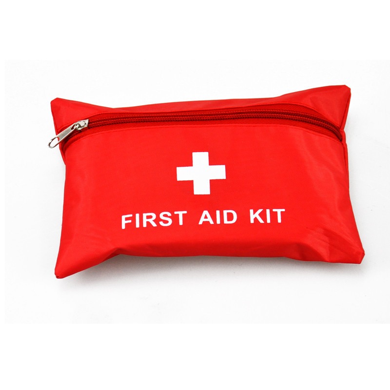 Kit de primeros auxilios portátil pequeño botiquín de primeros auxilios,  kits médicos compactos con compartimentos estuche EVA para camping