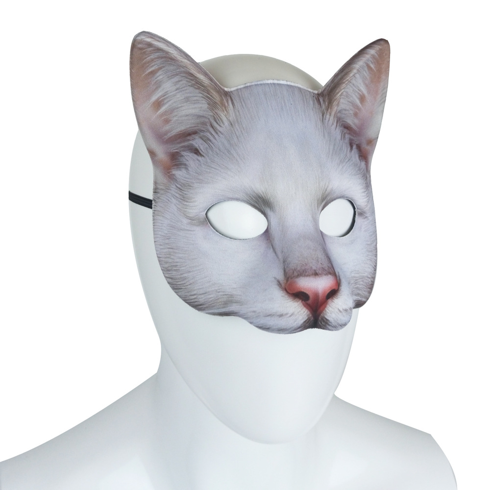Cat Face Mask & Costume for a Safer Halloween