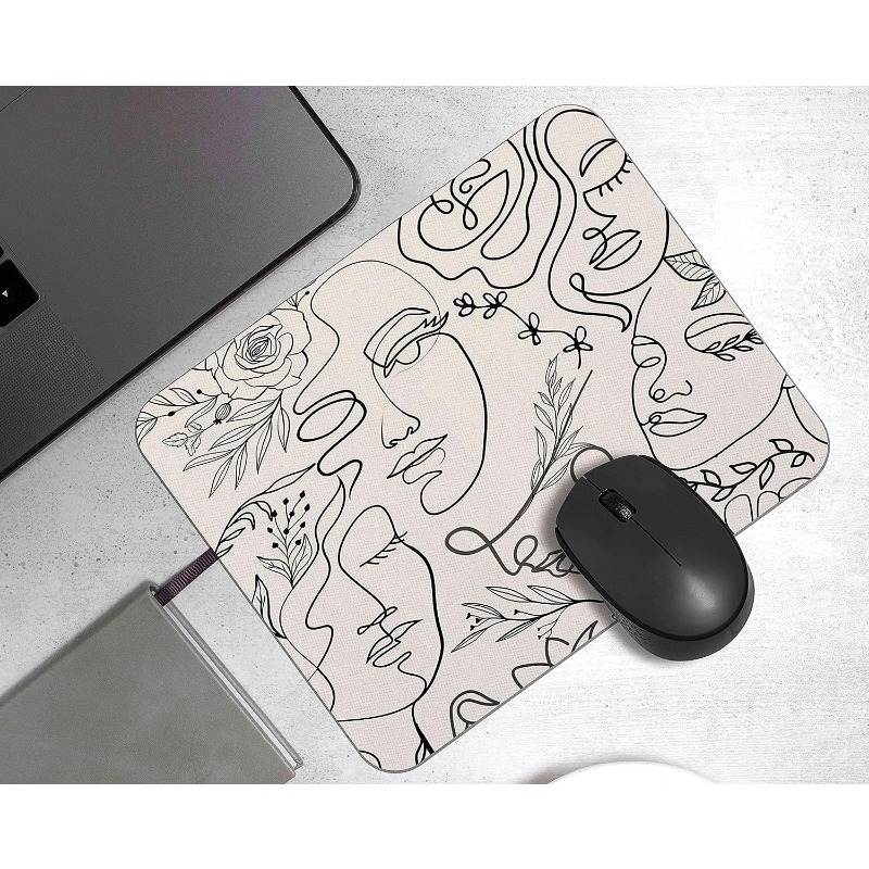 Boho Desk Mat, Polka Dot Large Mouse Pad Desk Pad Boho Desk Accessories for  Women Office Decor, XXL Mousepad Long Laptop Keyboard Mouse Mat