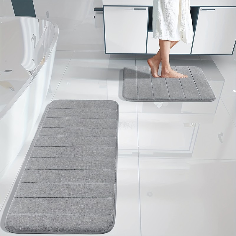 Absorbent Bath Mat Non slip Bathroom Floor Mat Extra Soft - Temu