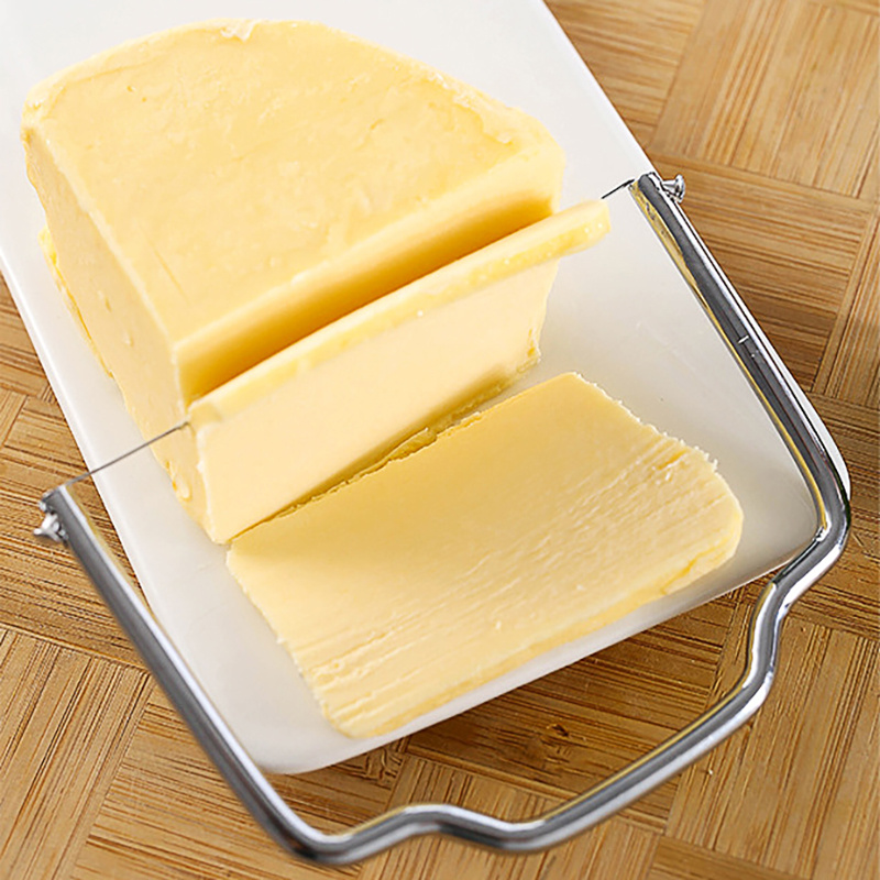 Cortador de queso manual para cortar el queso con la cortadora del pan de  la mantequilla del alambre, hoja de acero inoxidable, 0.394 in, 0.787 in de
