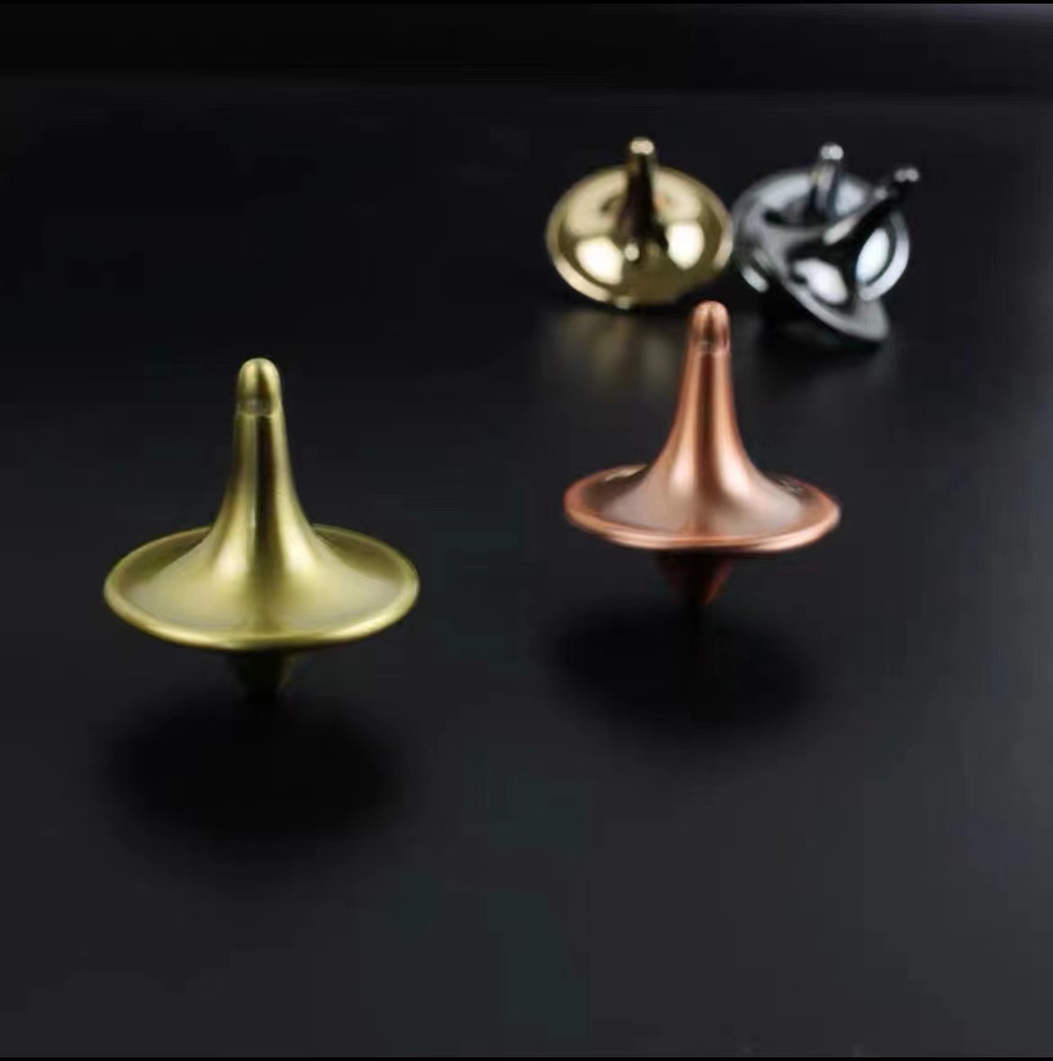 Metal Gyro Great Accurate Silver Spinning Top Hot Movie - Temu