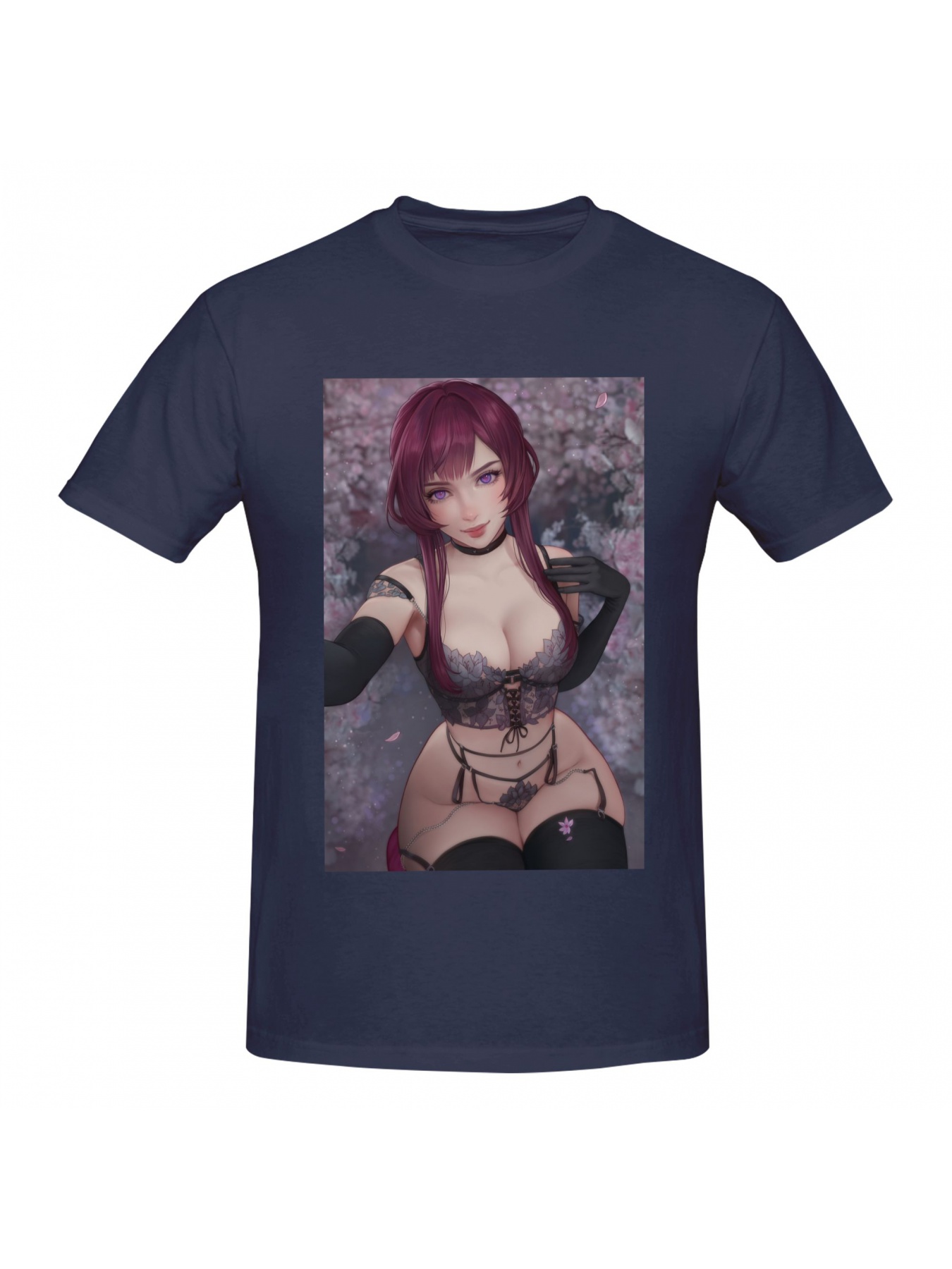 Camiseta Manga Corta Estampado Gráfico Chica Anime Hombre - Temu