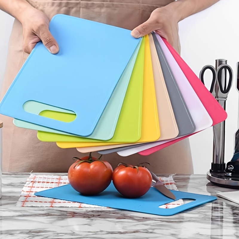 Plastic Cutting Board, Color Fruit And Vegetable Cutting Board, Chopping  Board For Fruit Vegetable And Meat, Kitchen Gadgets, Tools On Sale And  Clearance - Temu