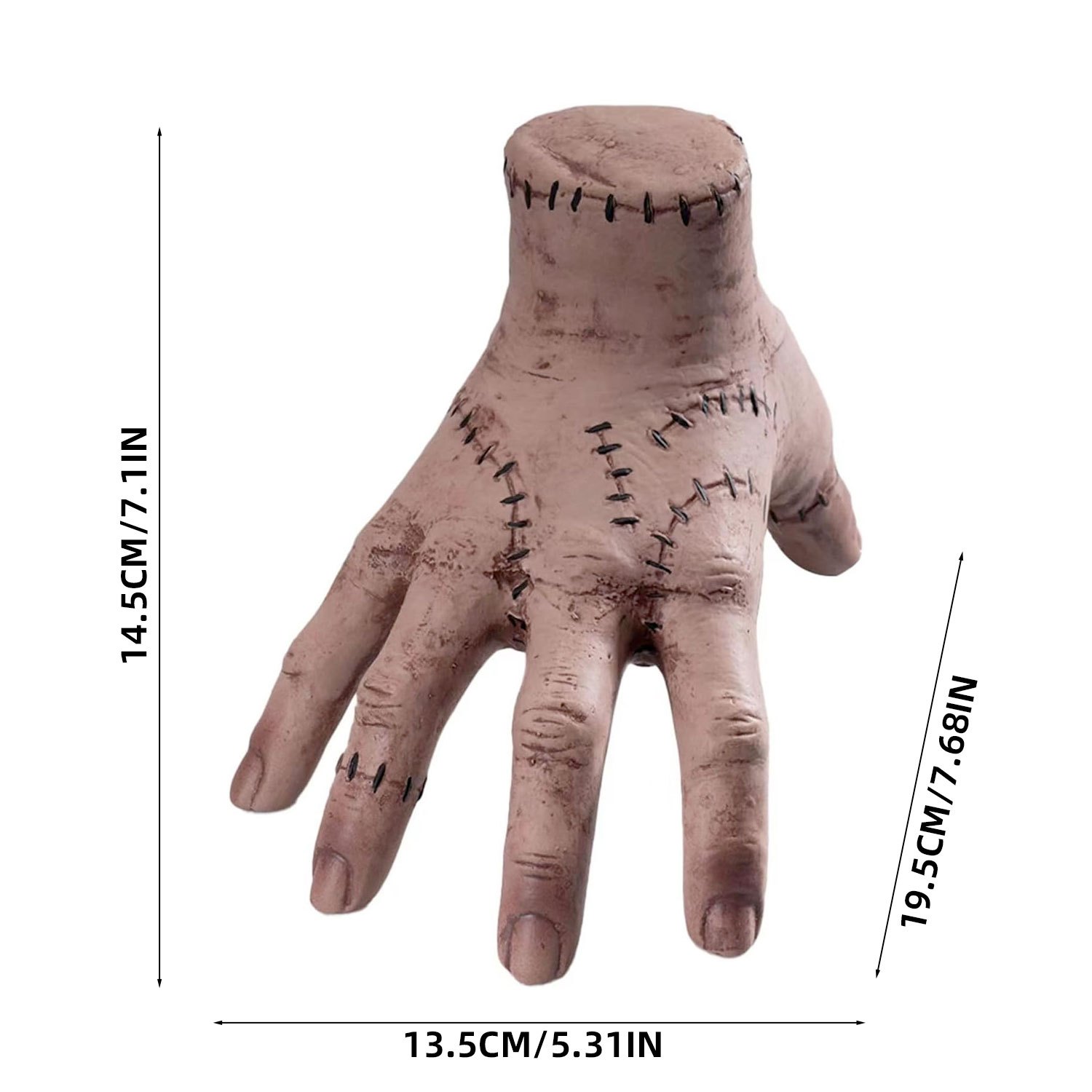 Wednesday Addams Family Thing Hand, Cosplay Hand by Addams Family, Fake Hand  Toys Scary Props Halloween Decorations Prop Movie 