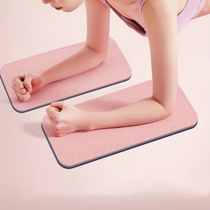 Foldable Non slip Yoga Pilates Mat Solid Color Tpe Material - Temu