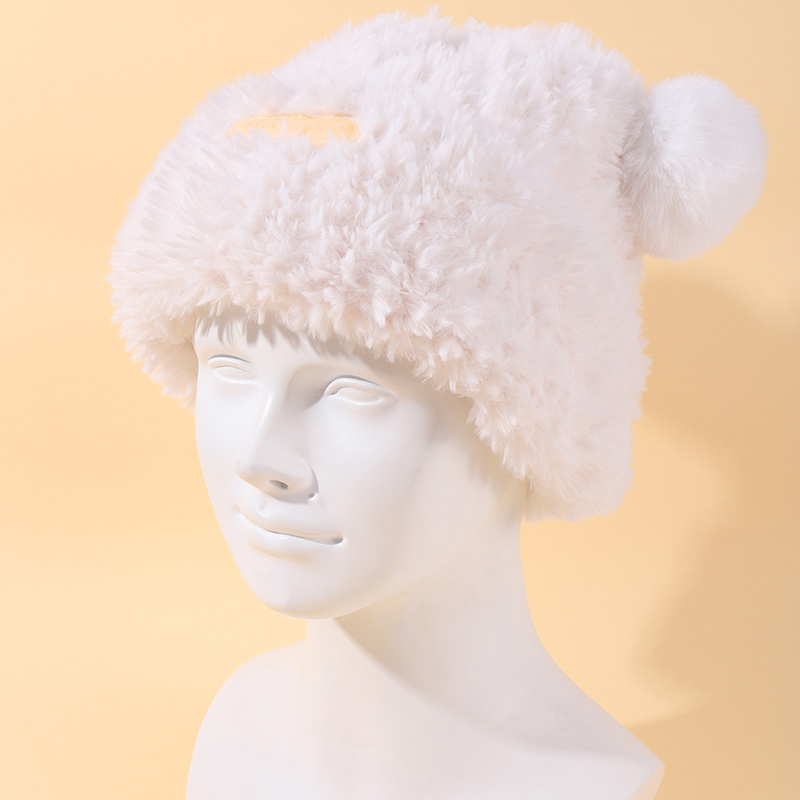 1pc Christmas Bear Hat Men Women Hairy Winter Warm Hat