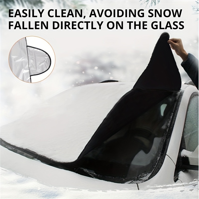1pc Car Windshield Snow Cover, Dual Sided, Foldable, Protected From  Weather, Snow, Rain, Sunlight, And Fros