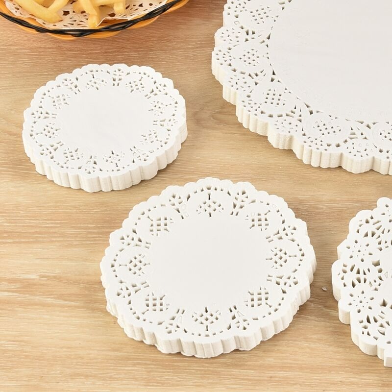 Lace Paper Doilies Doilies Placemats Grease Absorbent Paper - Temu