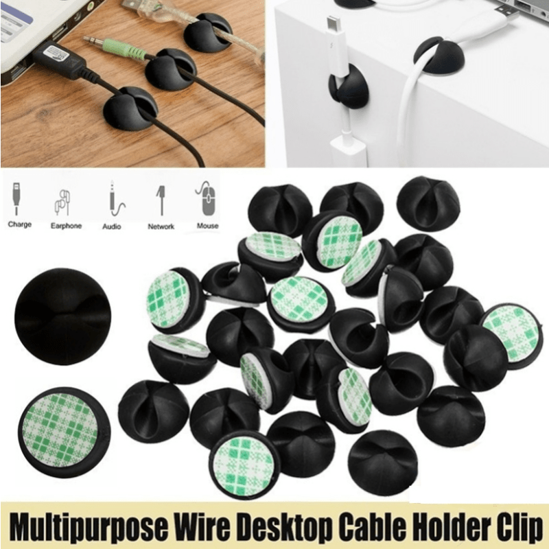 Organizador de cables para escritorio - Desk Cable Clip