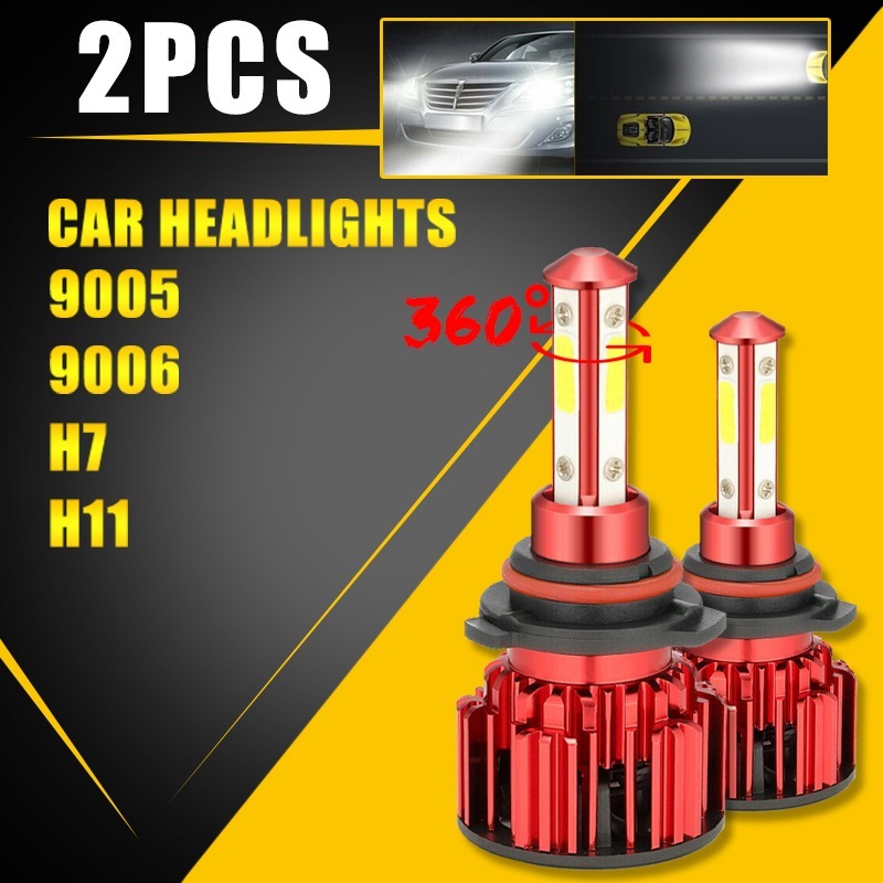 High Power 3570 Chip H7 Led Car Headlights Bulbs 6000k H4 H1 - Temu