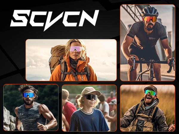  SCVCN Gafas de ciclismo polarizadas para bicicleta de