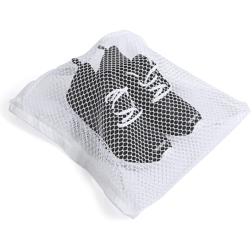 Zipper White Mesh Net Laundry Bags 18