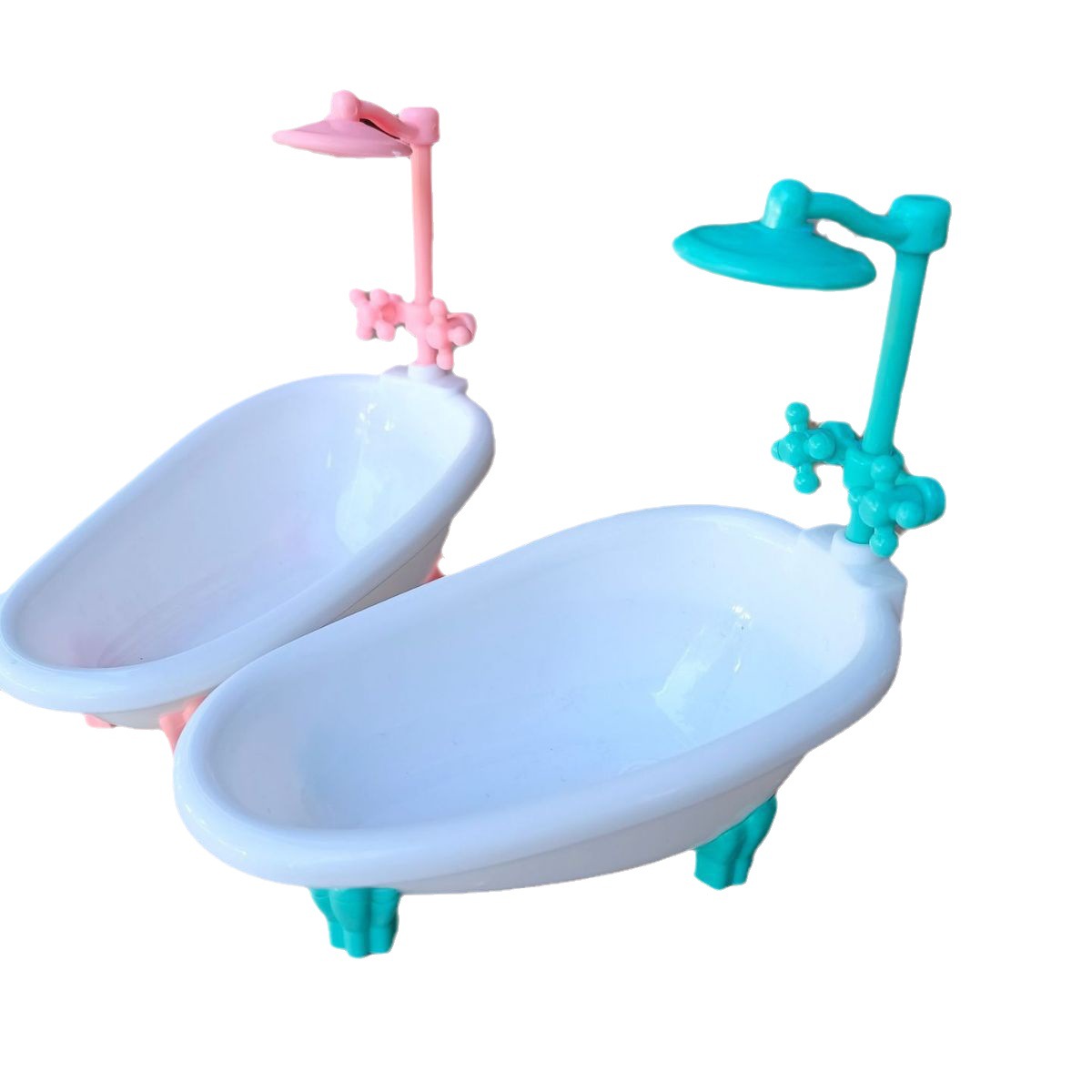 Mini Bathtub Furniture Accessory Pretend Toys Dollhouse Decoration Tub  Model Toy For Kids