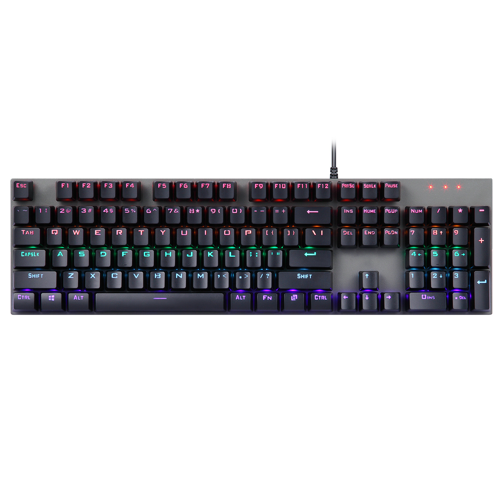 Achetez en gros 104 Touches Rgb Rétro-éclairé Clavier Mécanique, Avec  Palmrest Magnétique, Panneau En Métal, Support Logiciel Macro Réglage,  Anti-fantôme // Oem Chine et Clavier Mécanique à 15.4 USD