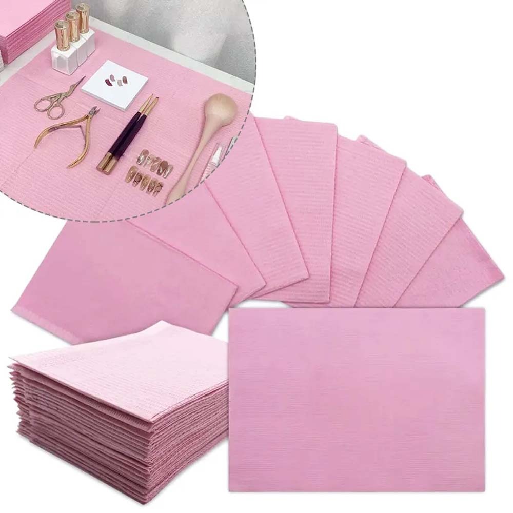 5Pcs/set Double-sided Nail Table Mat Paper Solid Color Waterproof Desk  Protector Nails Tools Disposable Nail Table Pad * Nail Table Mat Towels