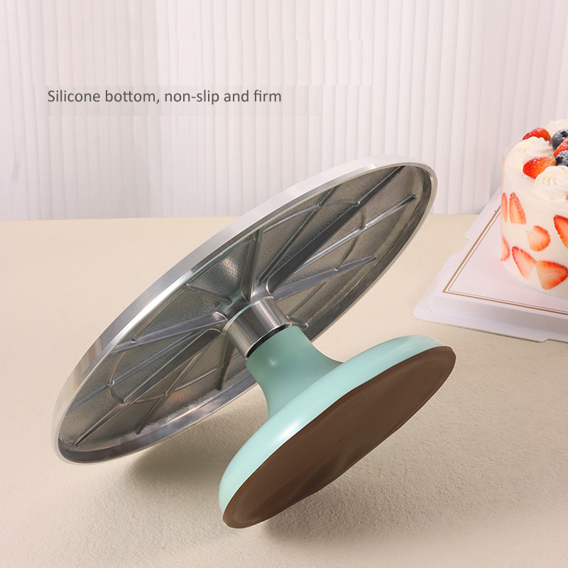 Aluminum Cake Turntable 25.4x30.48cm for Pastry Cupcake Decorations