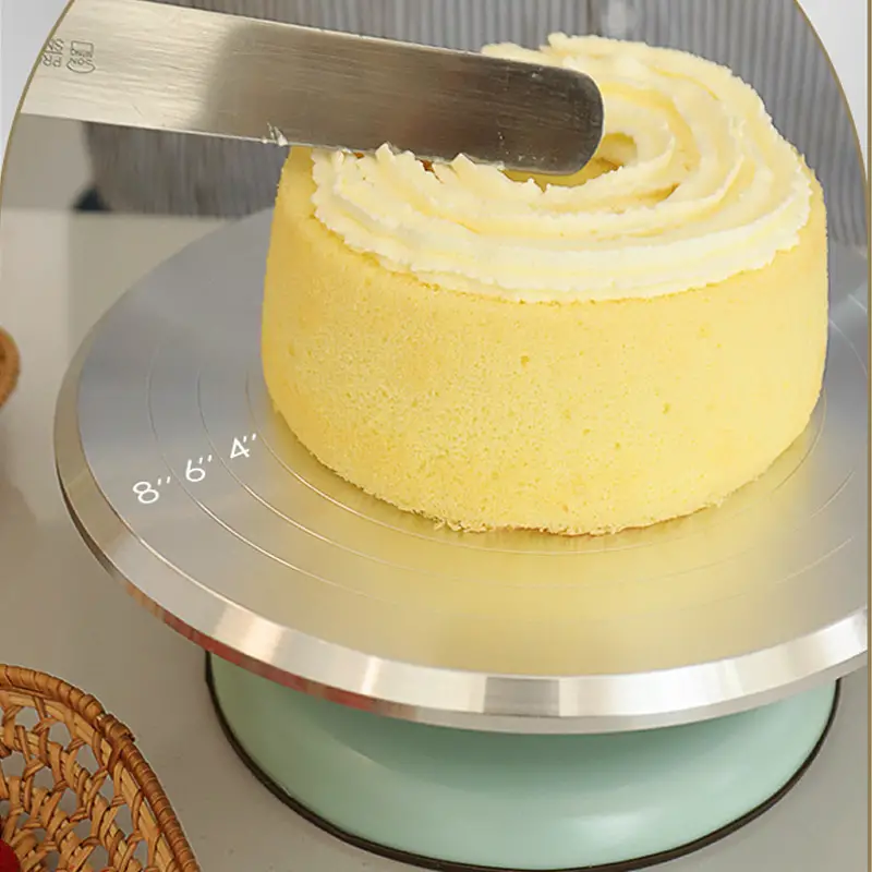 360° Rotating Cake Turntable Aluminum Alloy Cake Turntables - Temu